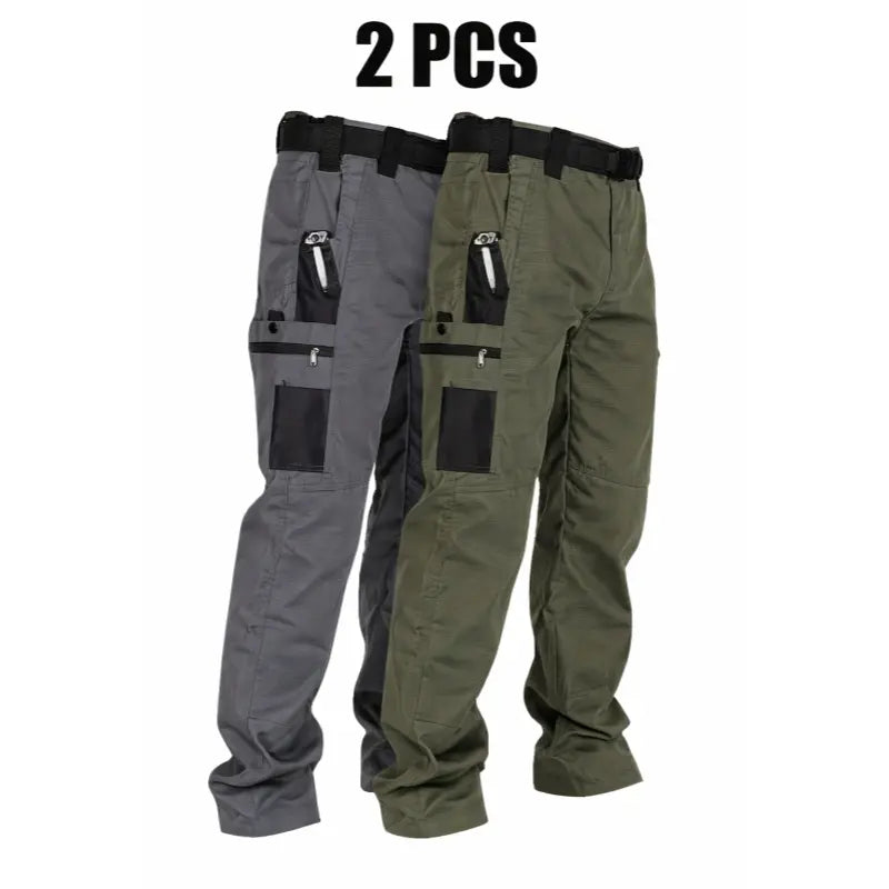 Multi-Pocket Utility Trousers
